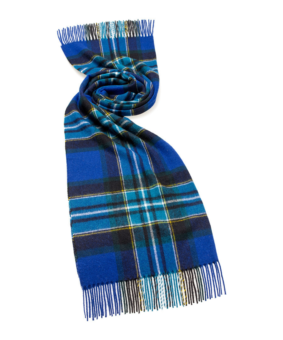 Scampston royal blue lambswool scarf Sale - bronte