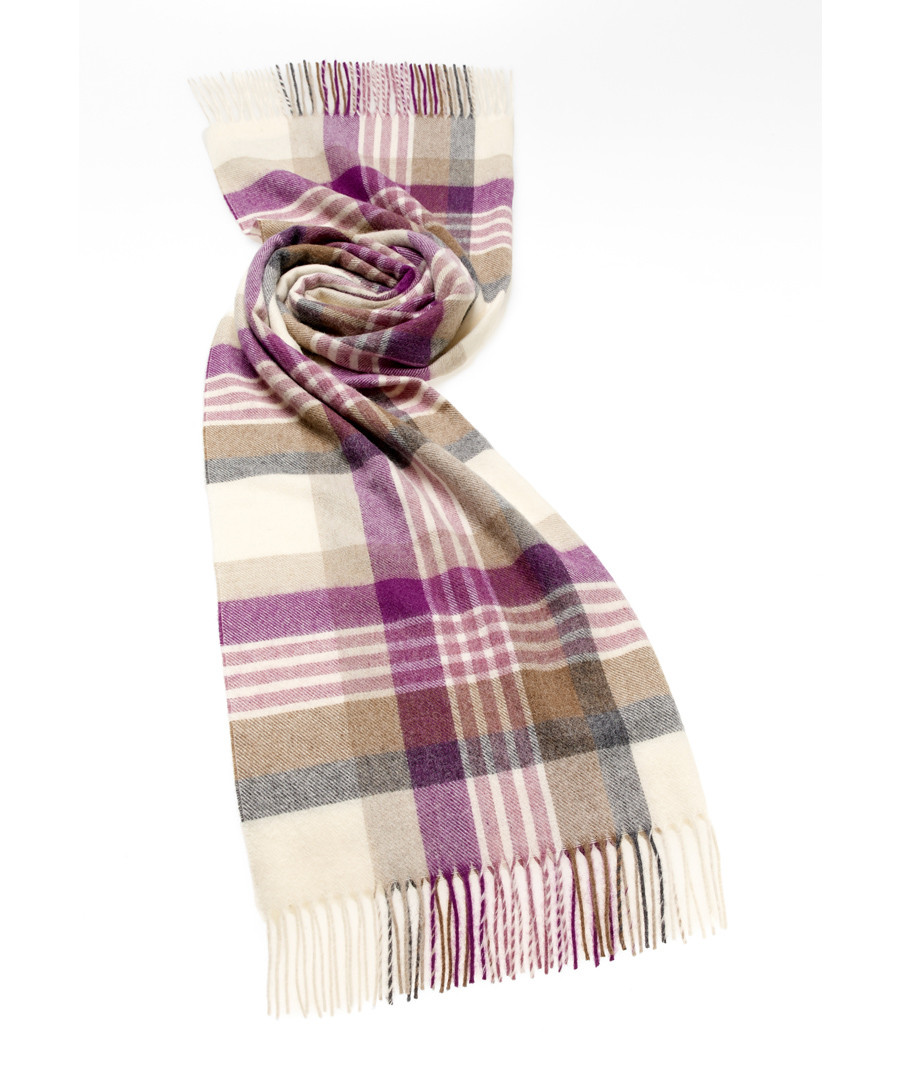 Newsam lilac lambswool scarf Sale - bronte