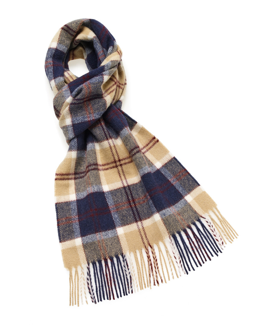 Tartan check lambswool scarf Sale - bronte