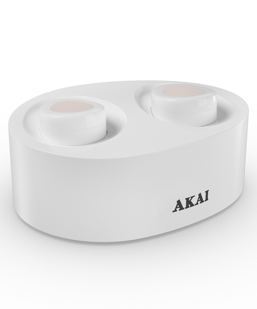 White wireless earbuds Sale - Akai