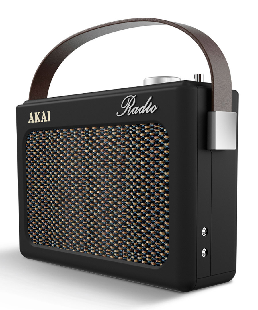 PLL black AM/FM retro radio Sale - Akai
