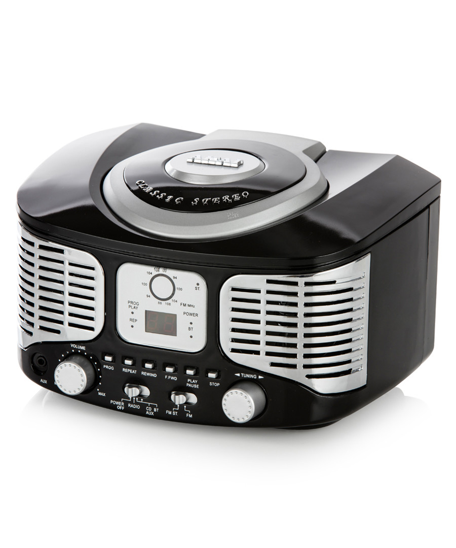 Black retro bluetooth CD boombox Sale - Akai