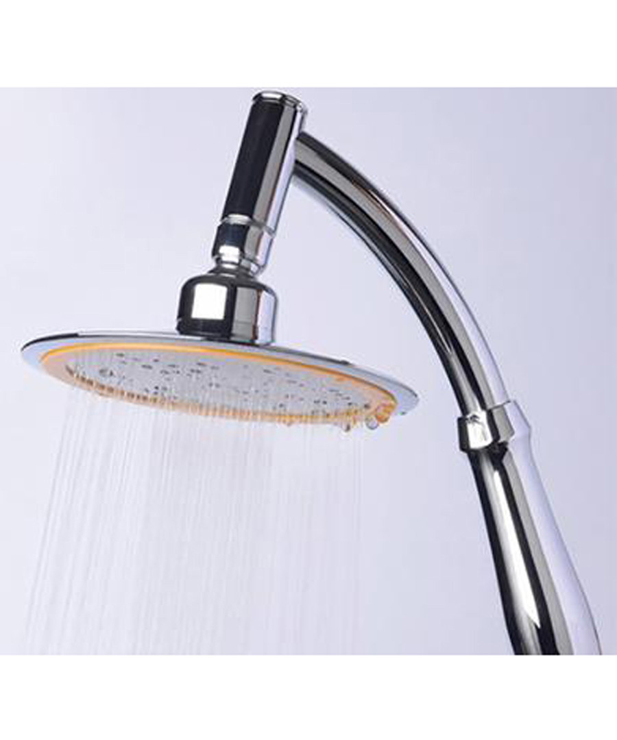 Discount Orange booster shower head 15cm SECRETSALES