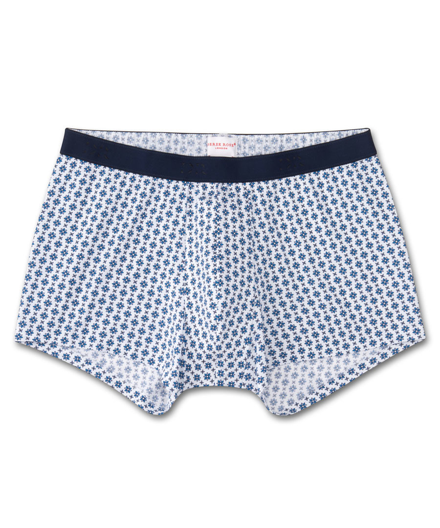 Blue cotton spotty boxers Sale - Derek Rose