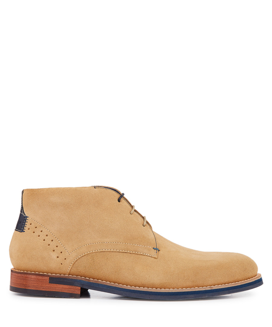 Sand-tone suede desert boots Sale - ted baker