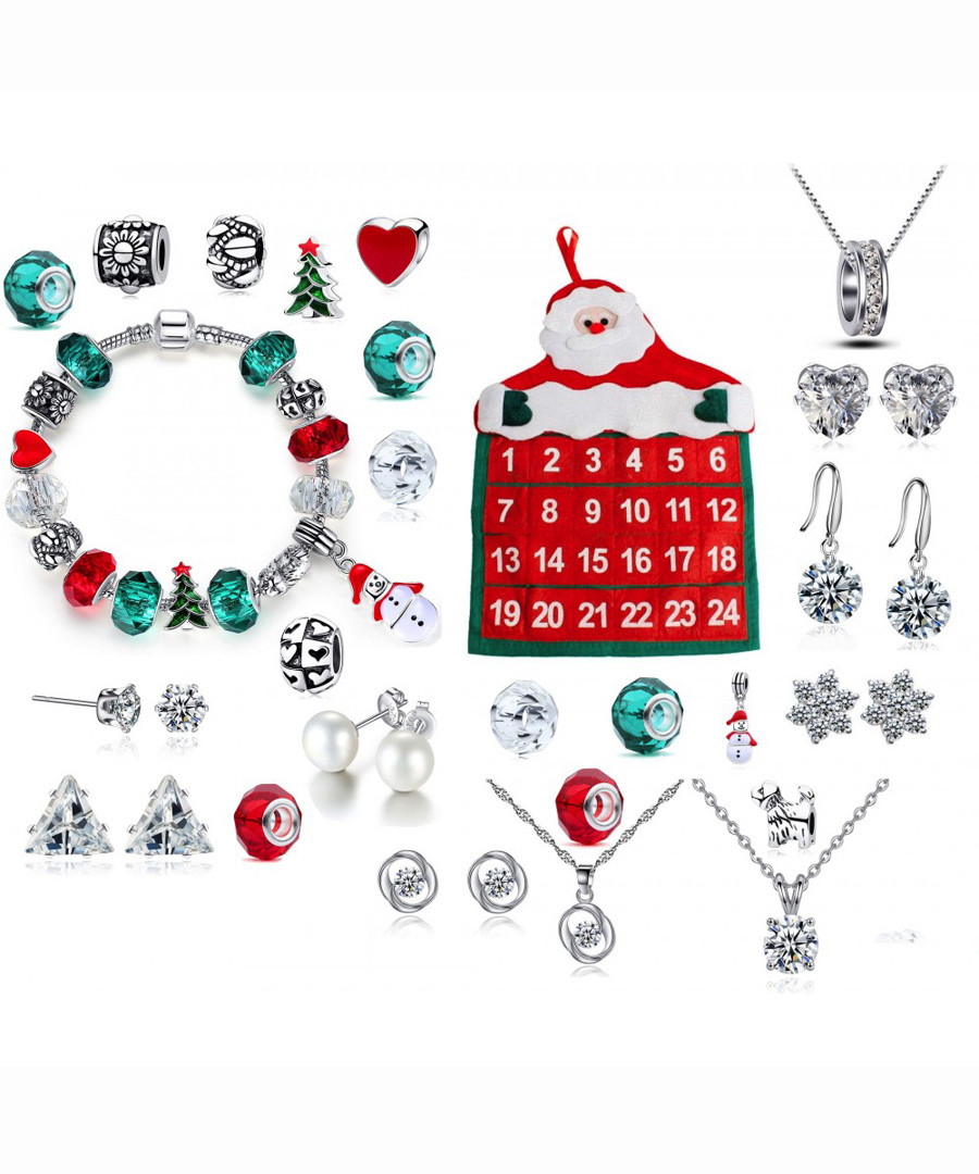 Jewellery advent calendar Sale - Clear Crystal