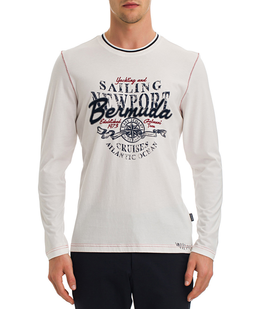 Off-white pure cotton top Sale - galvanni