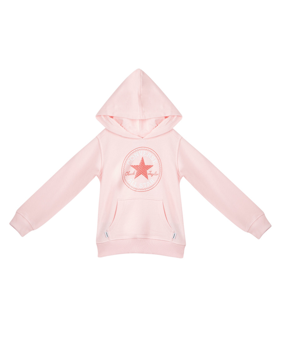 Chuck Patch girls' pink pullover hoodie Sale - Converse