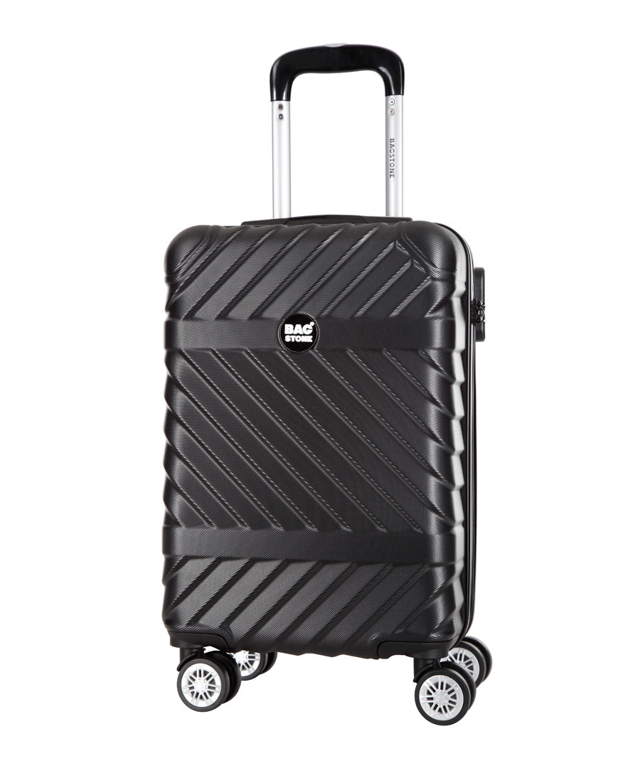 Enjoy black spinner suitcase 52cm Sale - bagstone