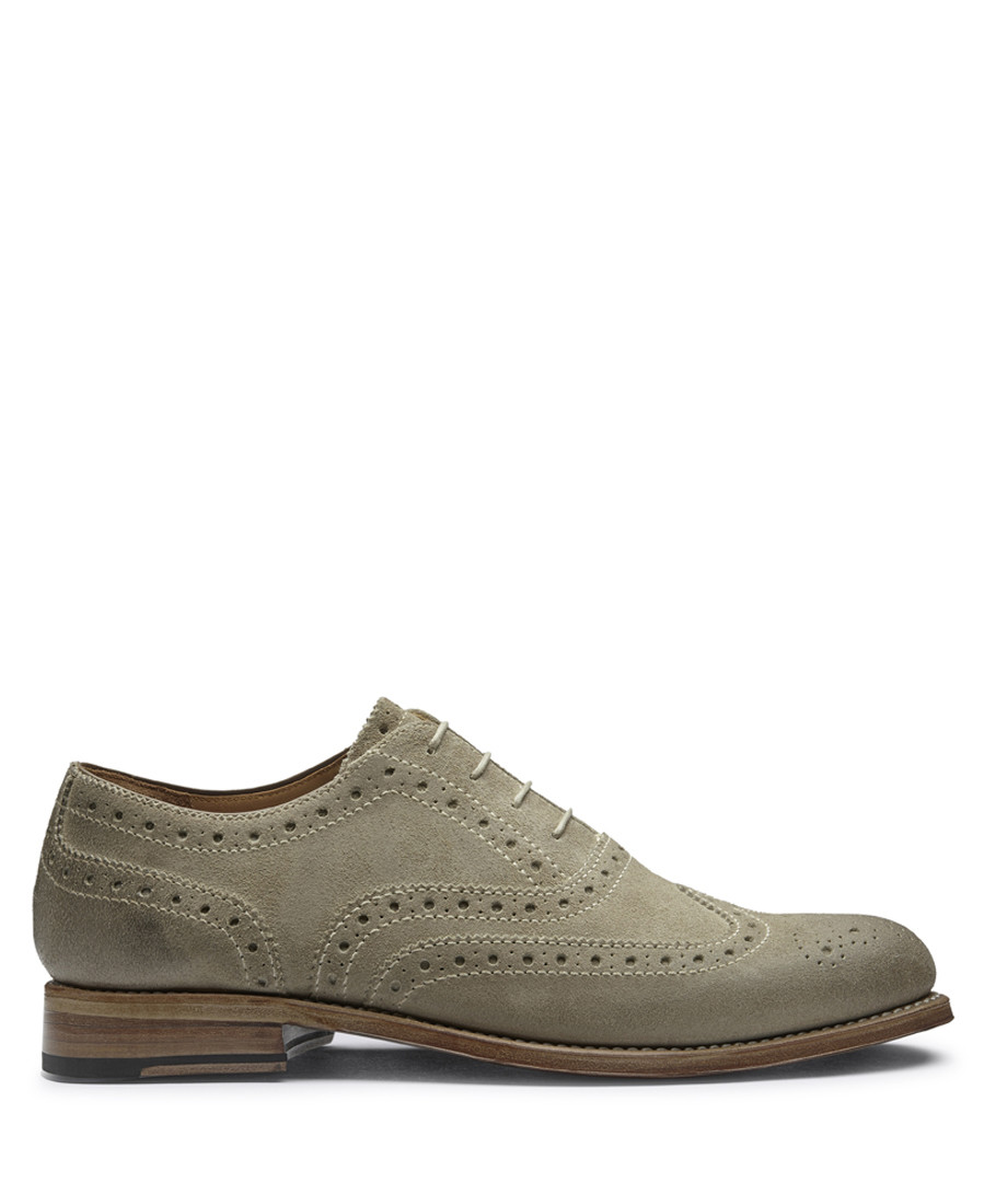 Men's camel leather brogues Sale - Grenson