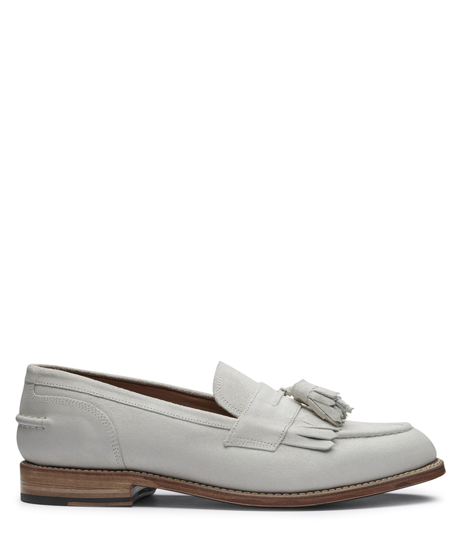 White leather tassel loafers Sale - Grenson