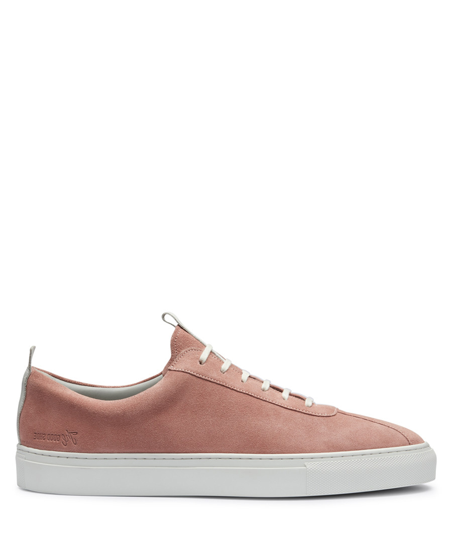 Men's peach leather sneakers Sale - Grenson
