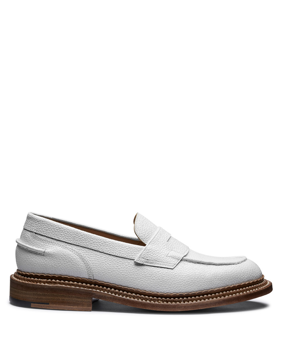 White leather loafers Sale - Grenson