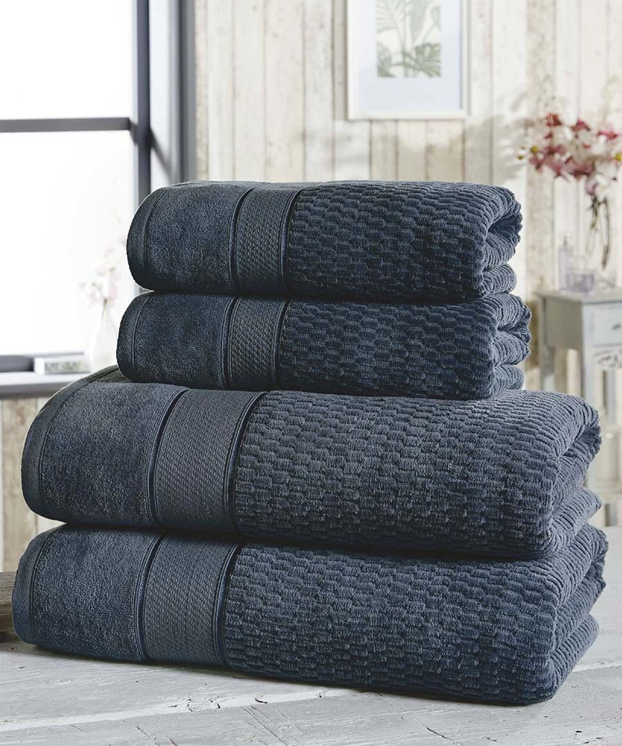 4pc denim cotton towel bale Sale - royal velvet