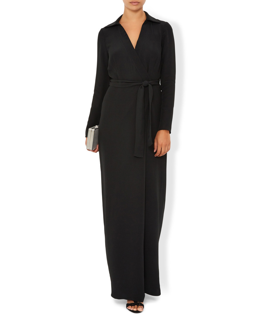 Adrianna black tie waist maxi dress Sale - monsoon
