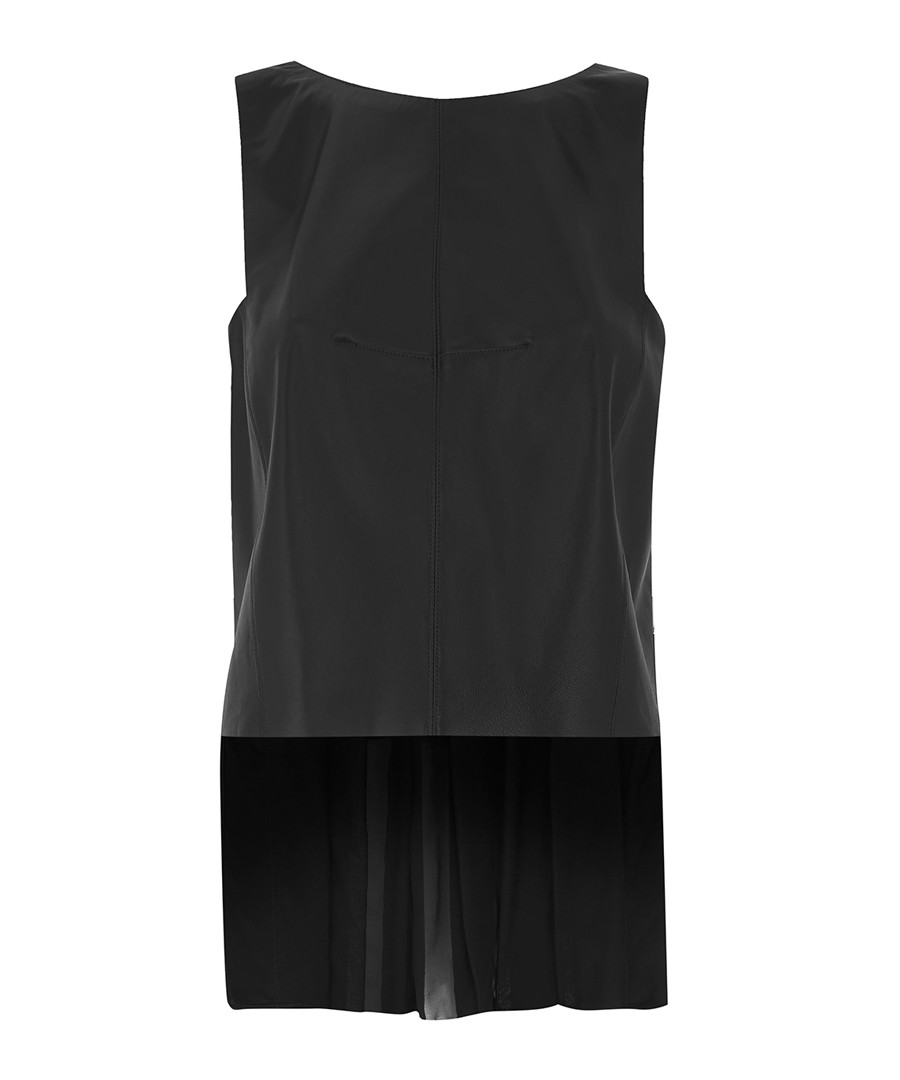Black pure silk sleeveless blouse Sale - Amanda Wakeley