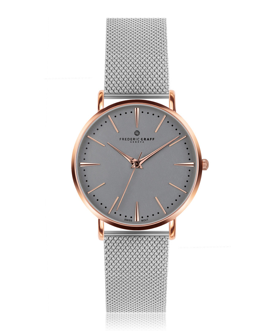Eiger silver-tone mesh watch Sale - frederic graff