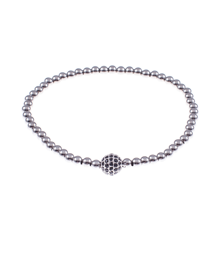 Silver-tone steel ball bracelet Sale - monomen