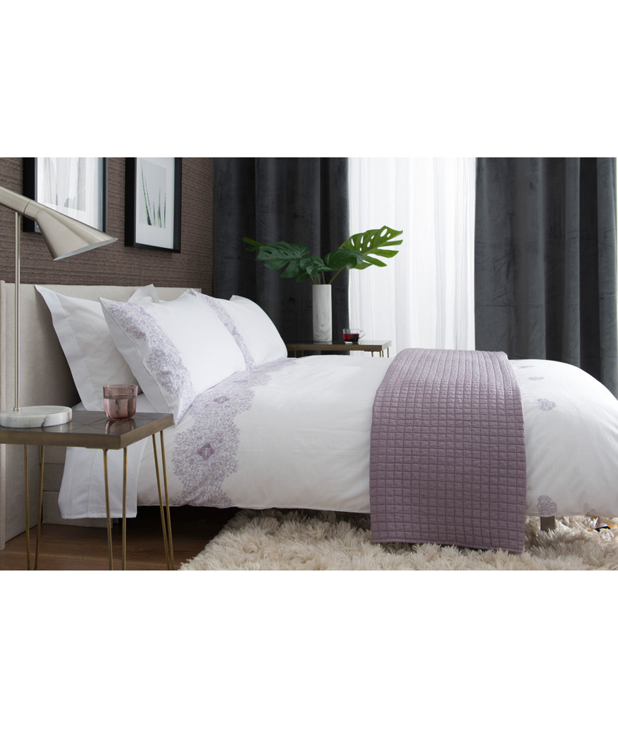 Raspberry cotton single duvet set Sale - lyndon