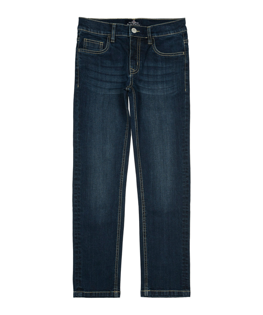 Boys' blue cotton jeans Sale - polo club st. martin