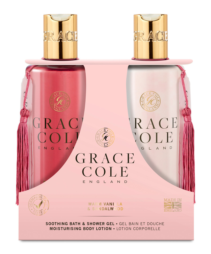 2pc Warm Vanilla & Sandalwood body care Sale - grace cole