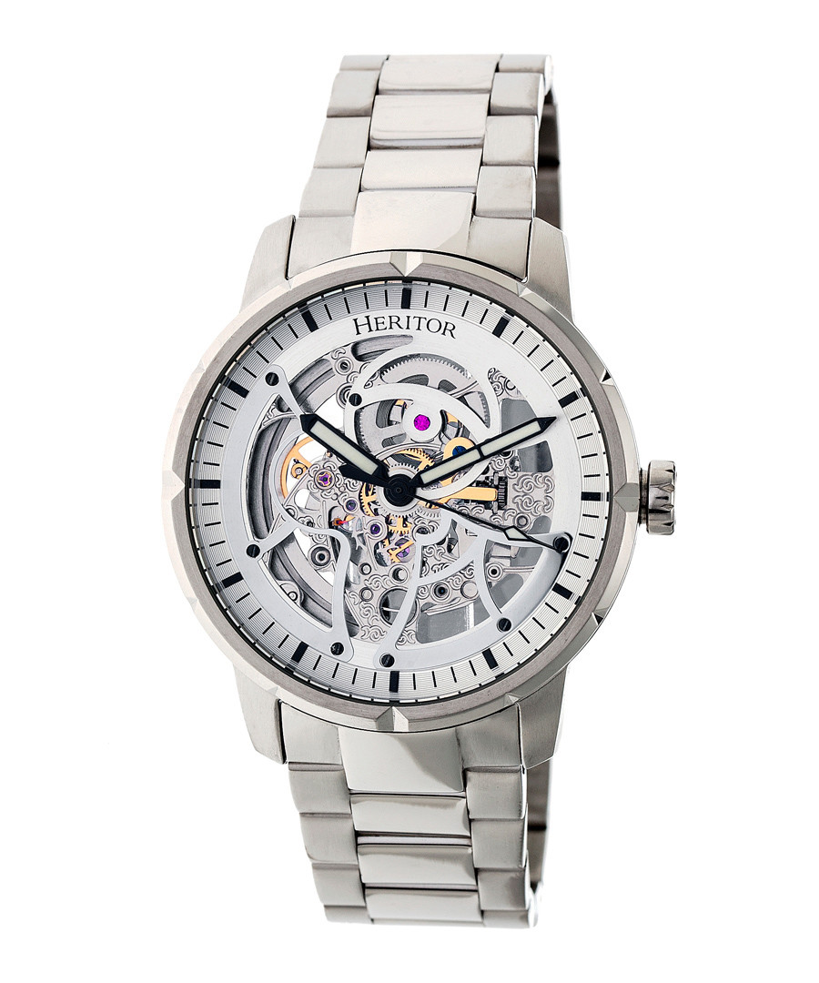 Ryder steel link watch Sale - heritor automatic