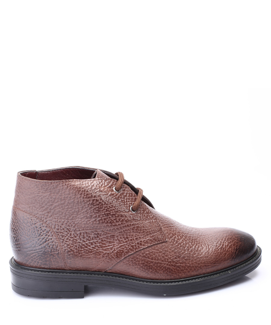 Brown leather lace-up ankle boots Sale - s baker
