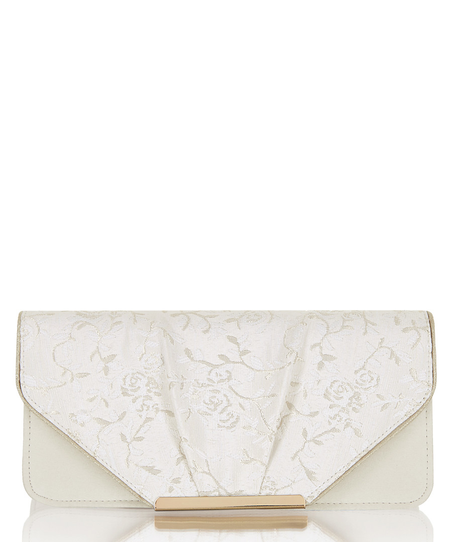 Bologna cream floral clutch bag Sale - ruby shoo