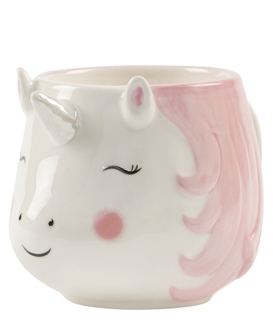 Rainbow Unicorn pink & white mug Sale - sass & belle