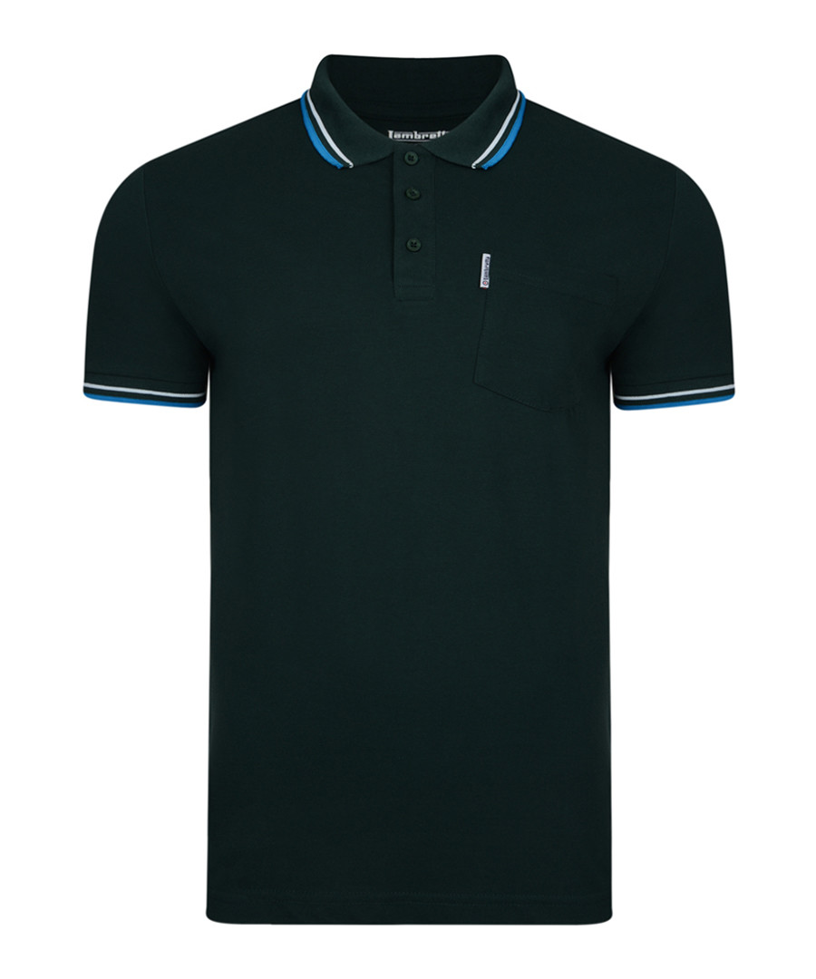Dark green twin tip pocket polo Sale - Lambretta
