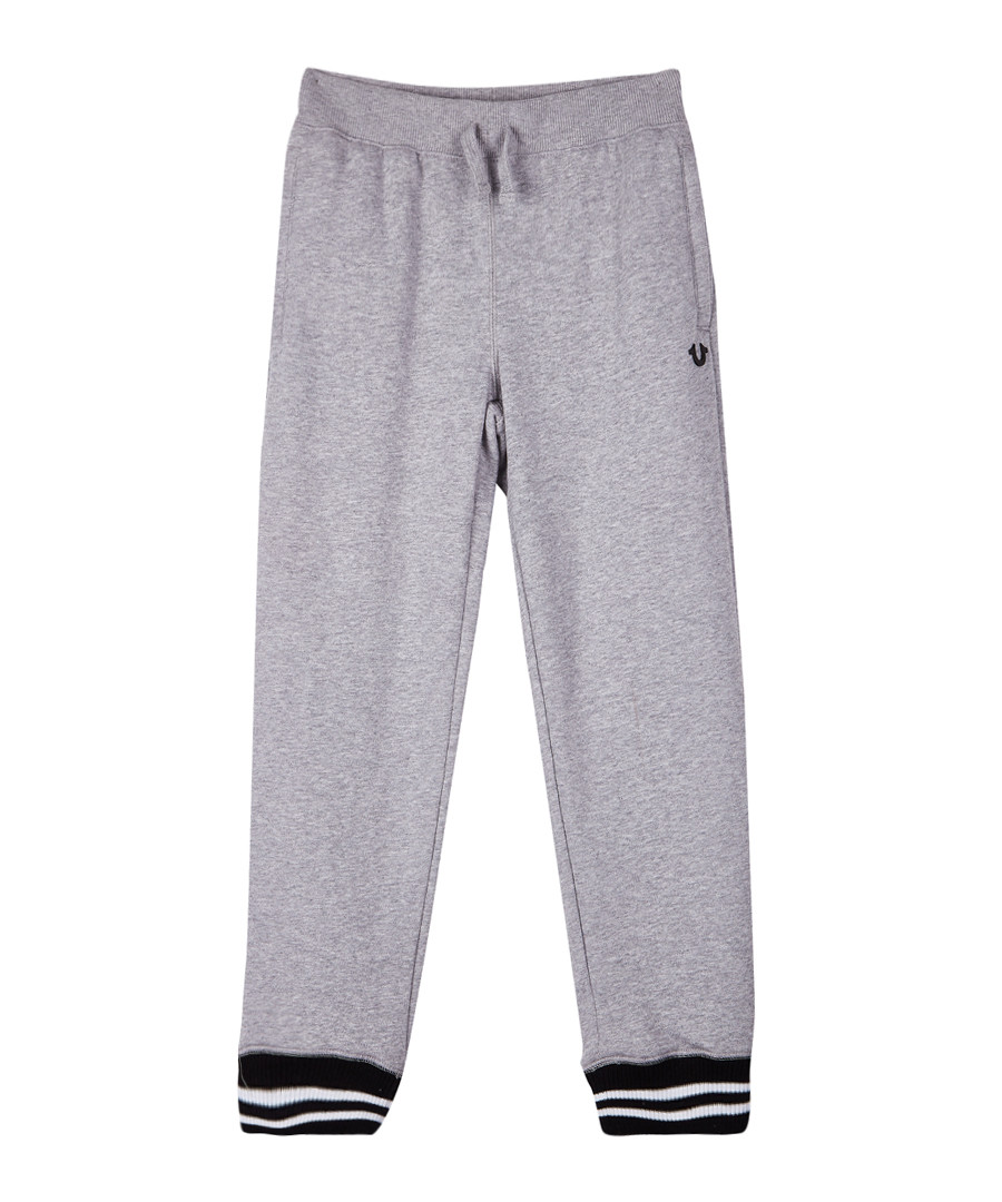 Kids' grey cotton blend joggers Sale - true religion