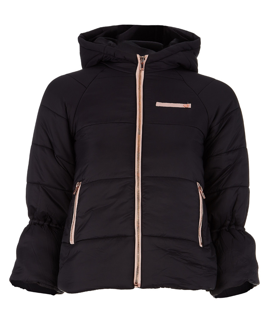 Girls' black quilted jacket Sale - true religion