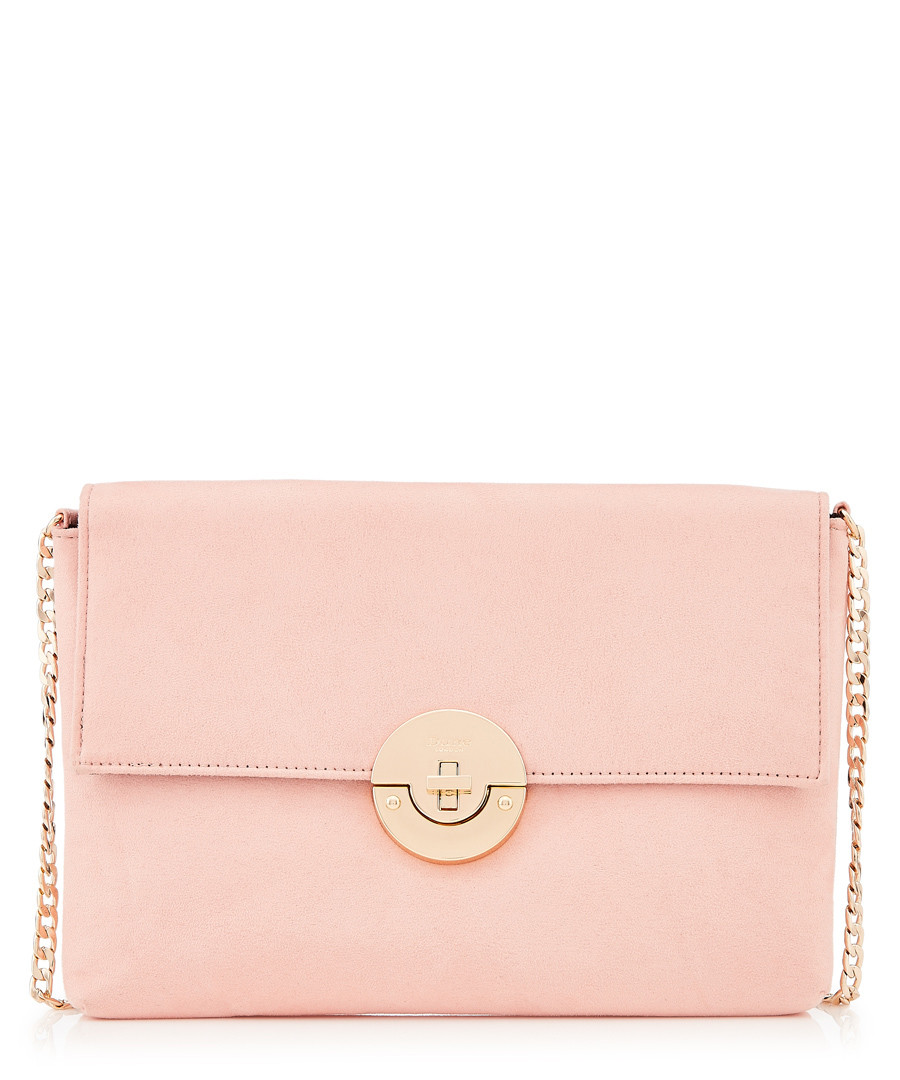 Cindy pale pink classic clutch bag Sale - dune