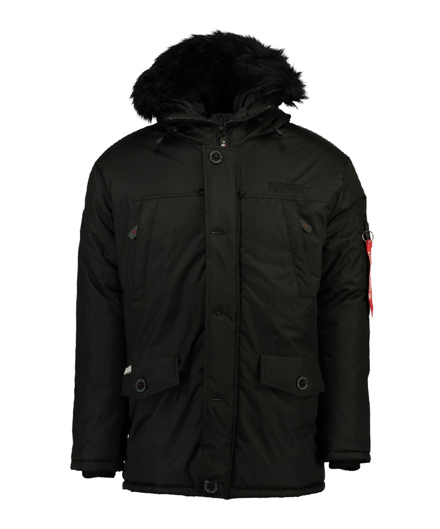 Blackout button parka coat Sale - geographical norway