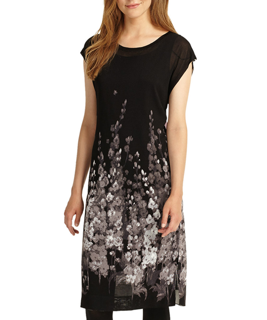 Carlotta black floral midi dress Sale - phase eight