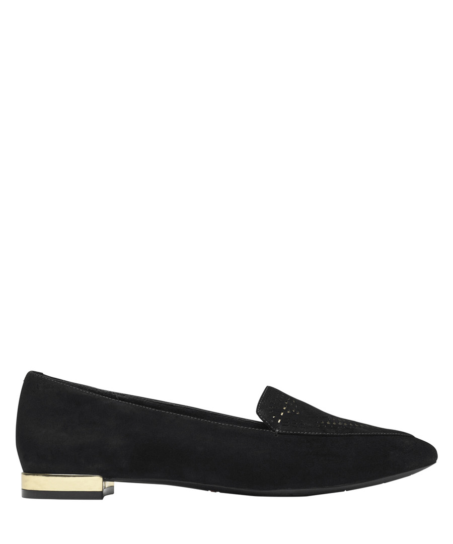 Black suede ballet pumps Sale - rockport