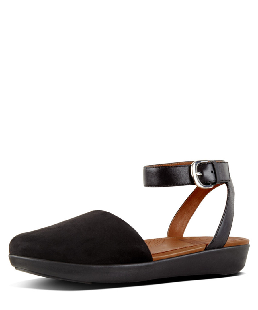 Cova black suede closed-toe sandals Sale - fitflop