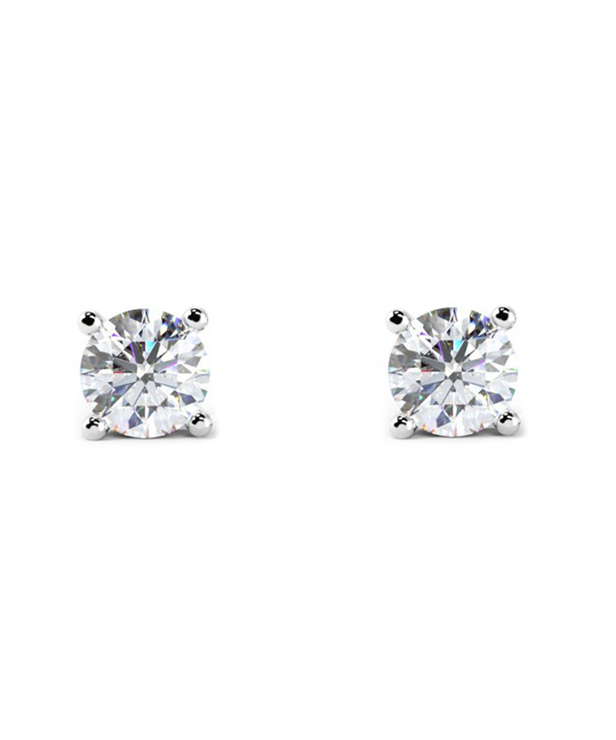 0.33ct diamond & 18k white gold studs Sale - Buy Fine Diamonds