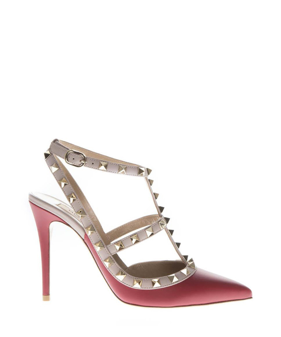 Red leather Rockstud heeled pumps Sale - valentino garavani