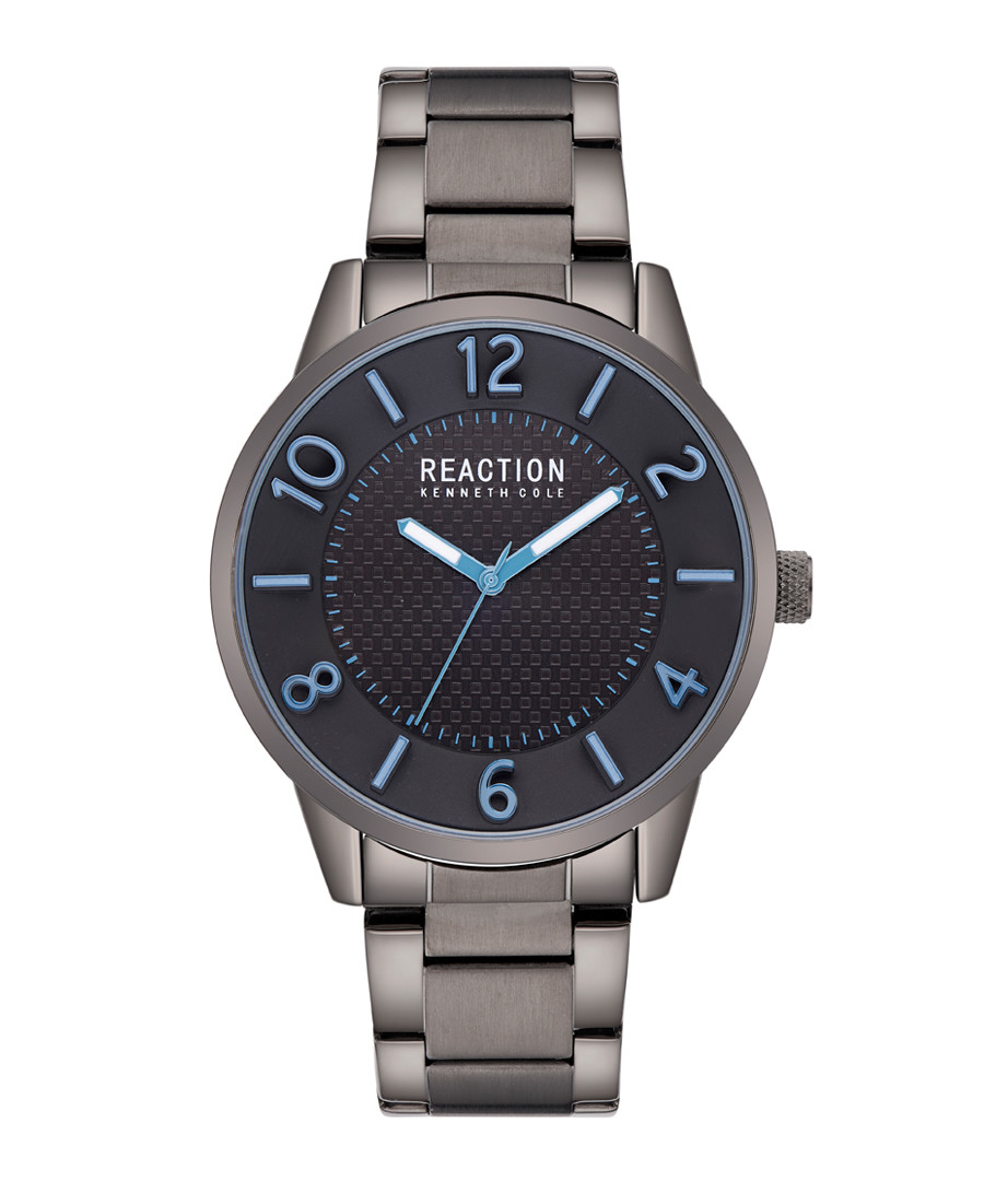 Stainless steel & blue link watch Sale - ken cole
