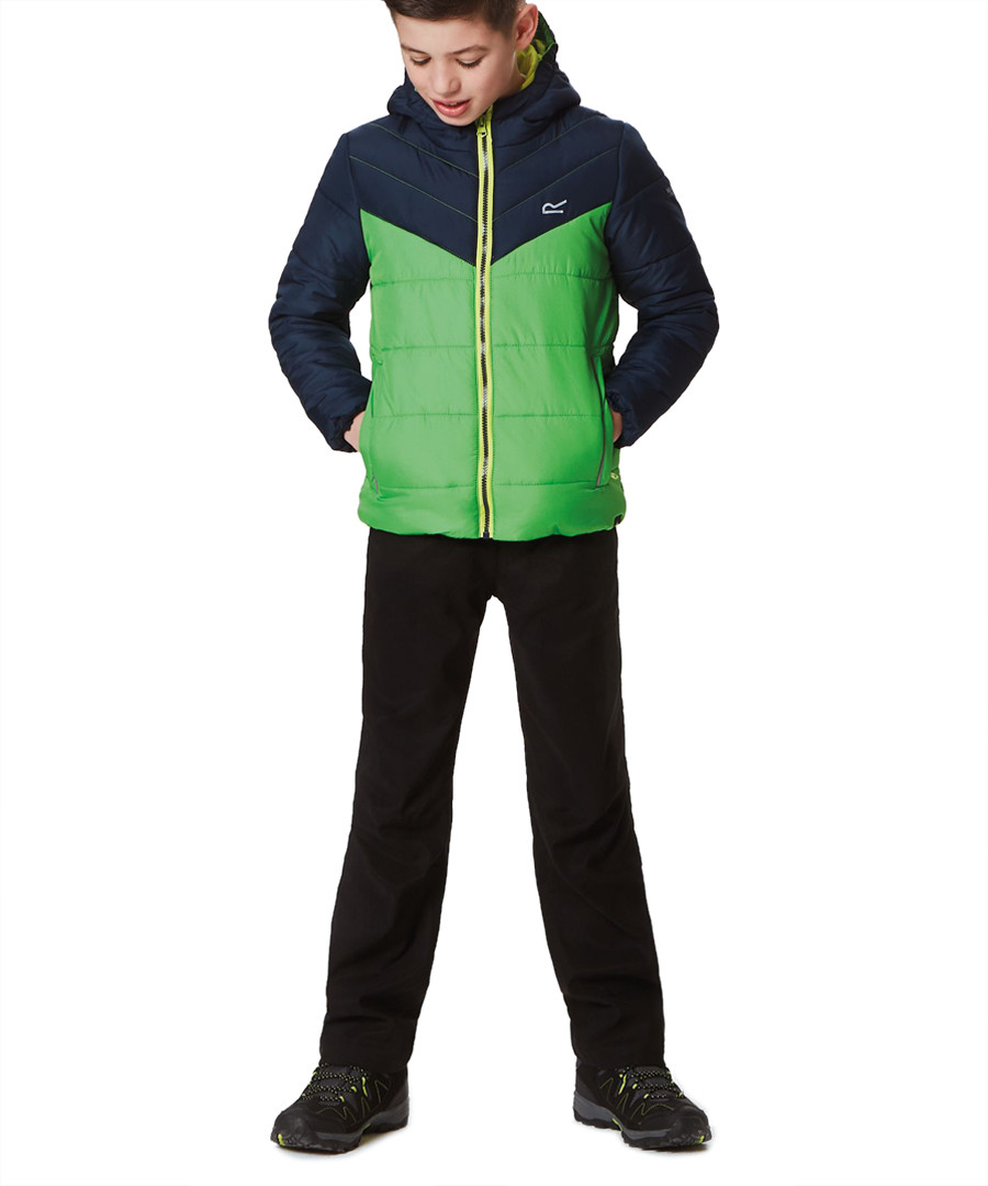 Kids' green padded hooded jacket Sale - regatta