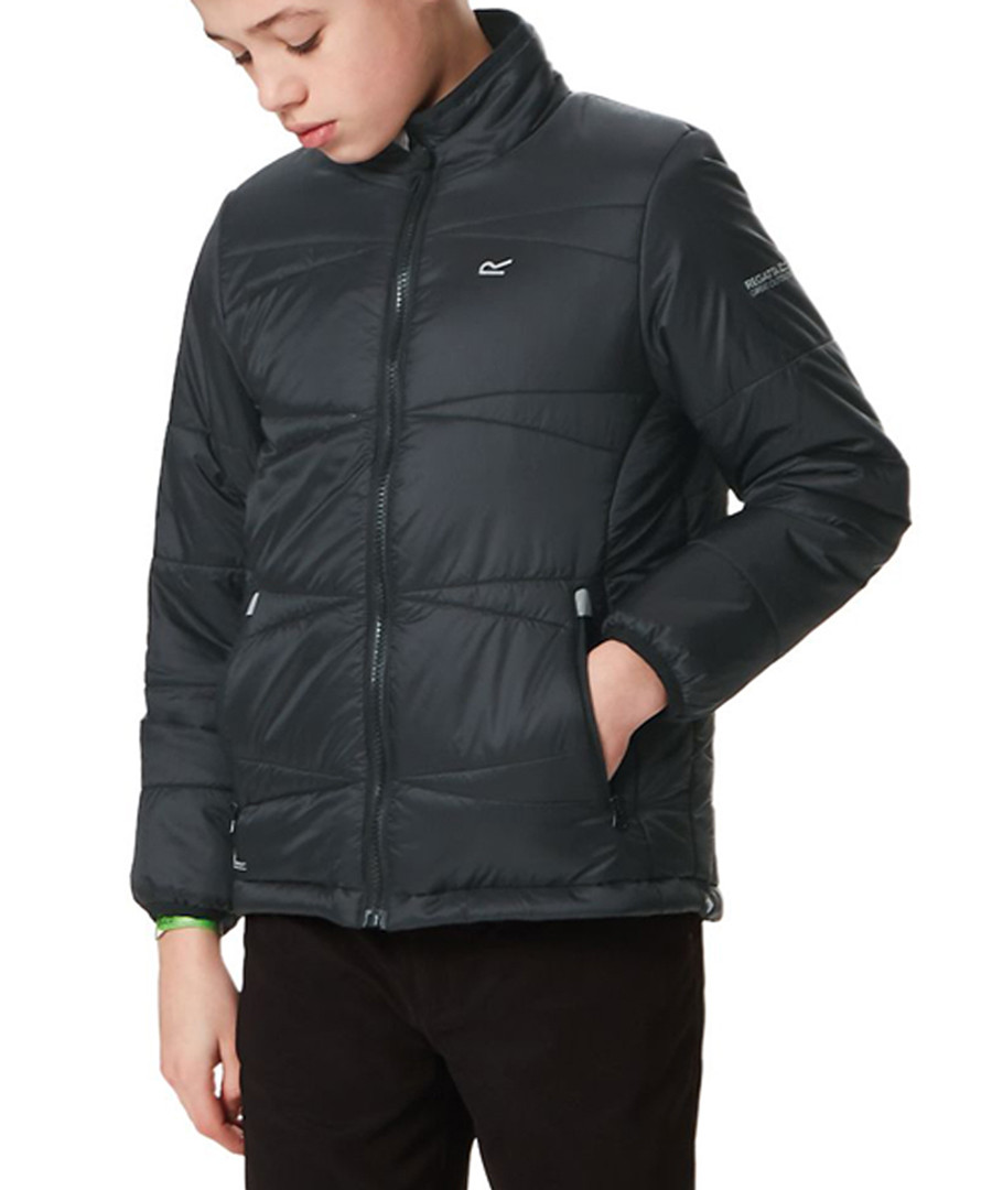 Kids' black nylon padded jacket Sale - regatta
