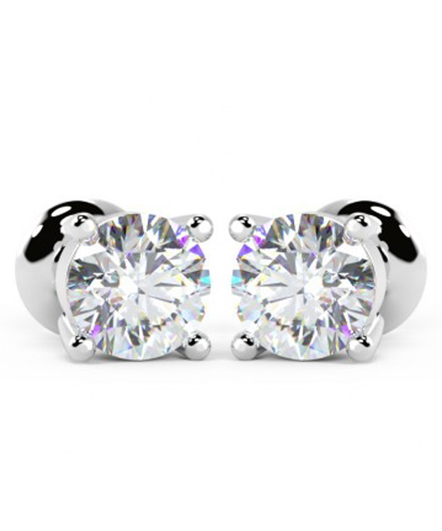 0.4ct brilliant diamond & platinum studs Sale - Buy Fine Diamonds