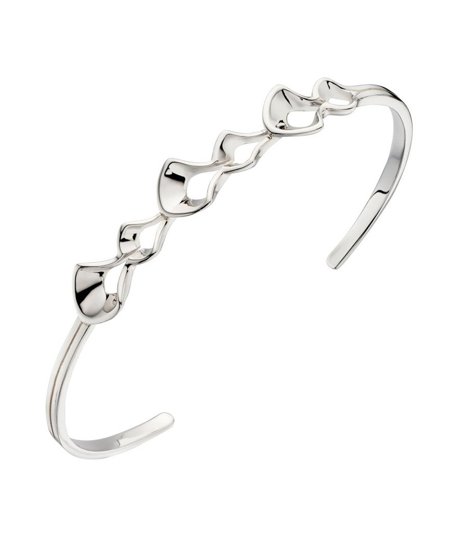 Sterling silver petal bangle Sale - Elements