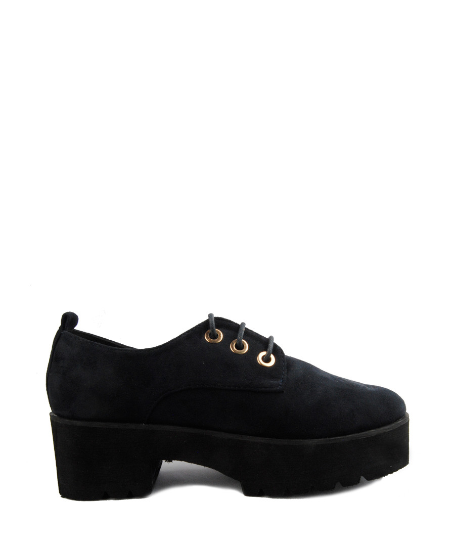 Midnight lace-up platform shoes Sale - BROSSHOES