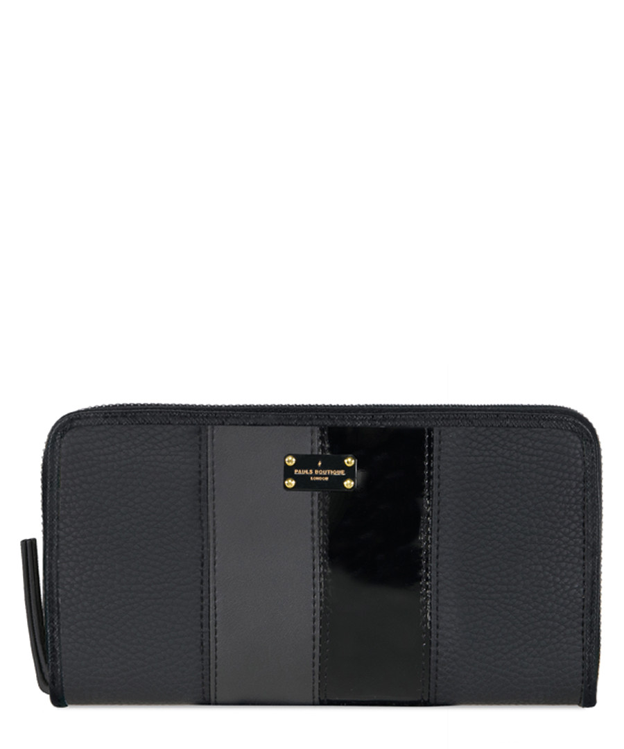 Lizzie black panel wallet Sale - Pauls Boutique