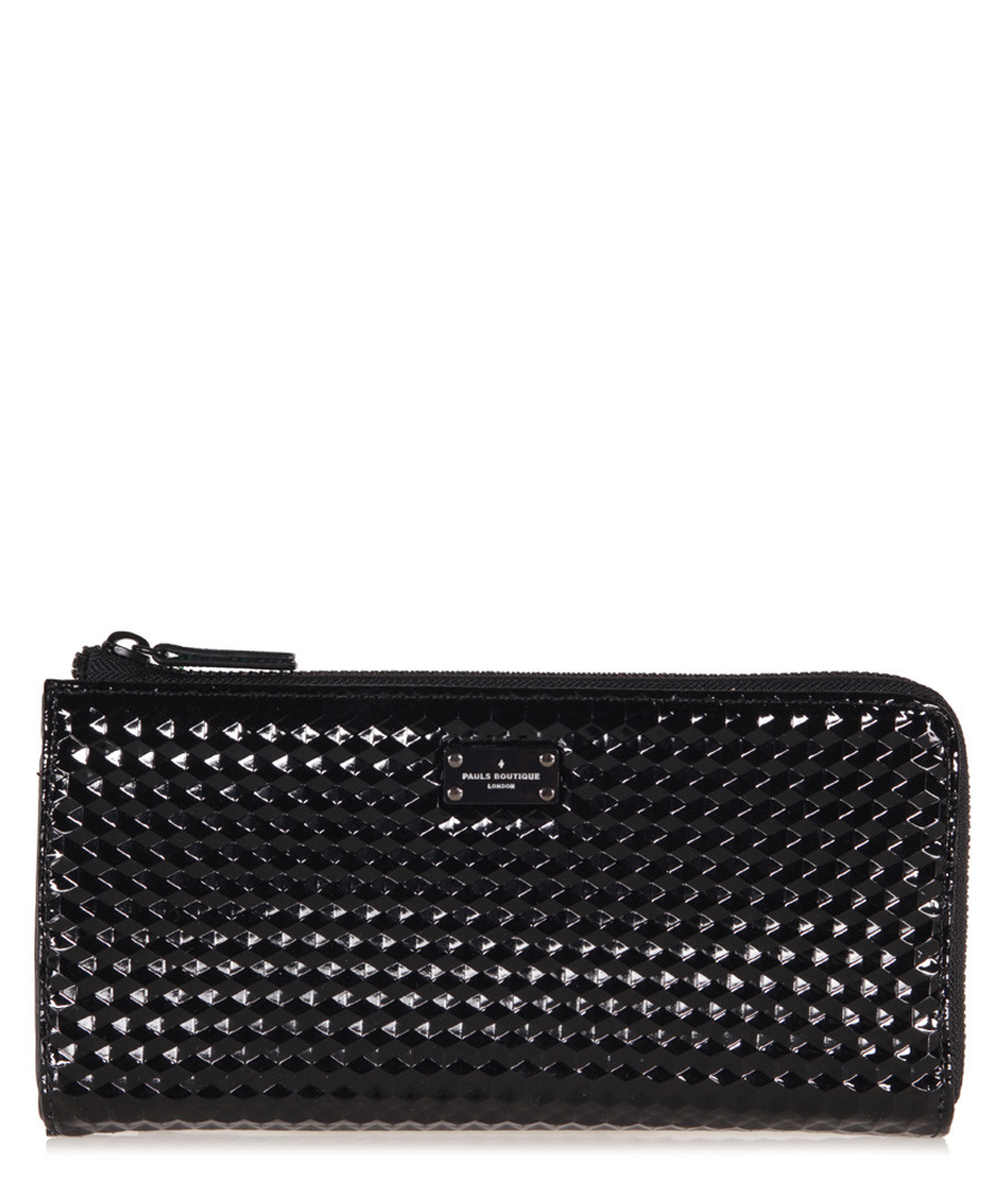 Evie black graphic wallet Sale - Pauls Boutique