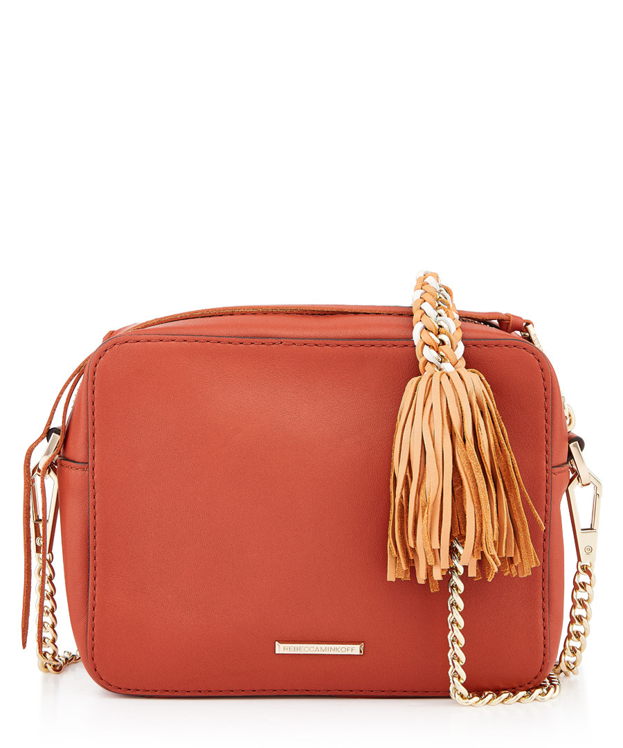 Chase brick leather camera crossbody Sale - Rebecca Minkoff