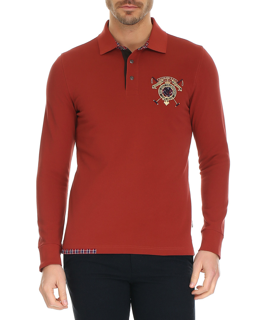 Rosewood pure cotton polo shirt Sale - galvanni