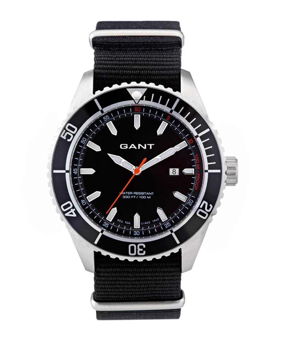 Stainless steel & black nylon watch Sale - gant